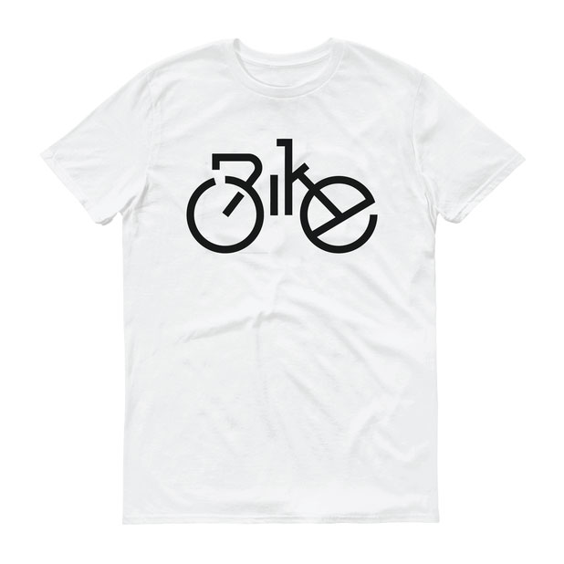 BIKE White T-shirt