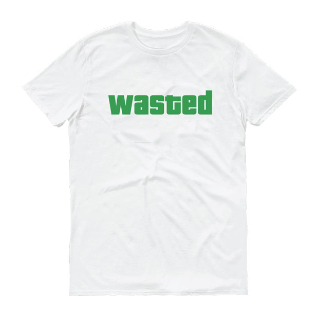 Playera WASTED Blanca