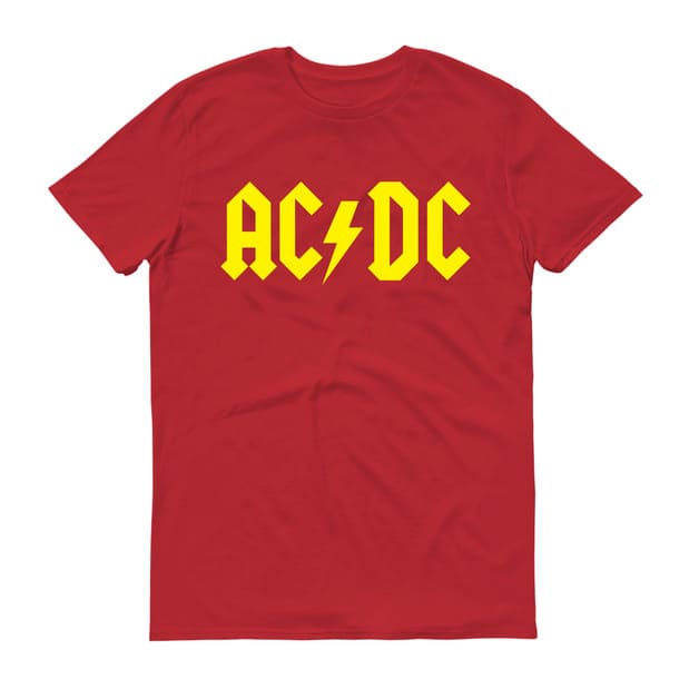 Playera ACDC Roja