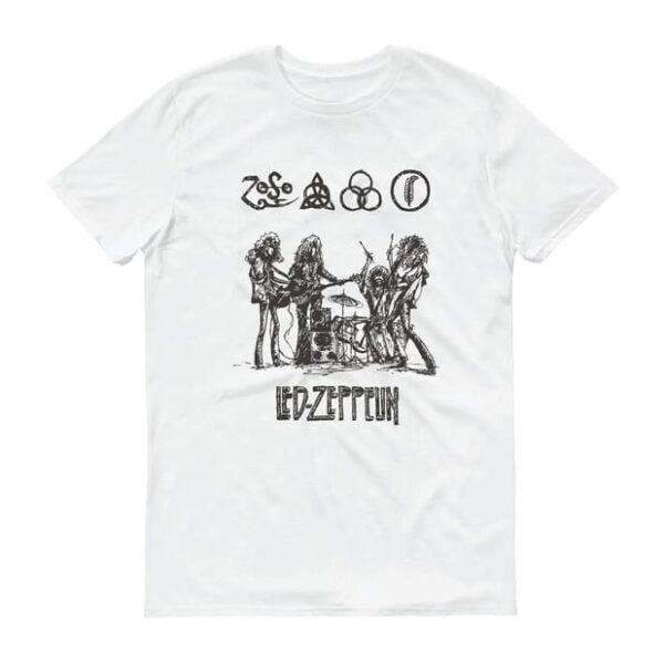 LED ZEPPELIN White T-shirt