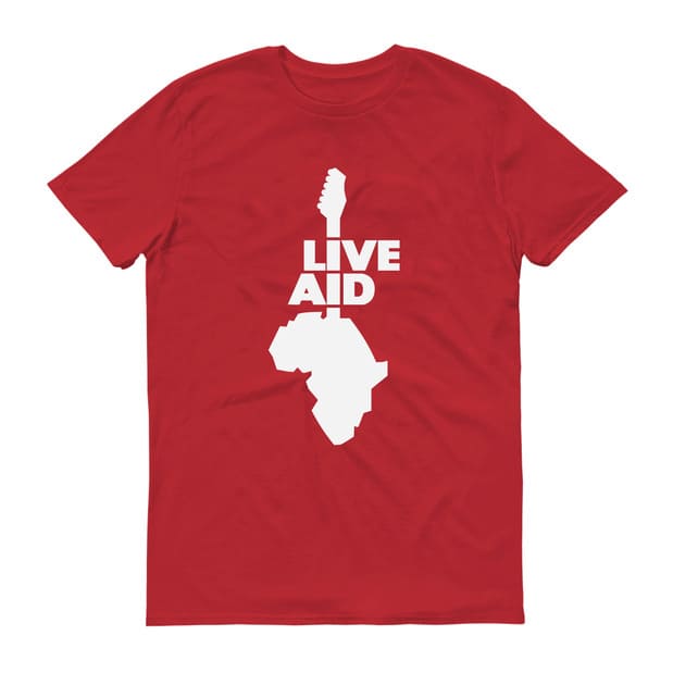 Playera LIVE AID Roja