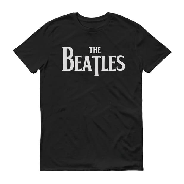 Playera THE BEATLES Negra