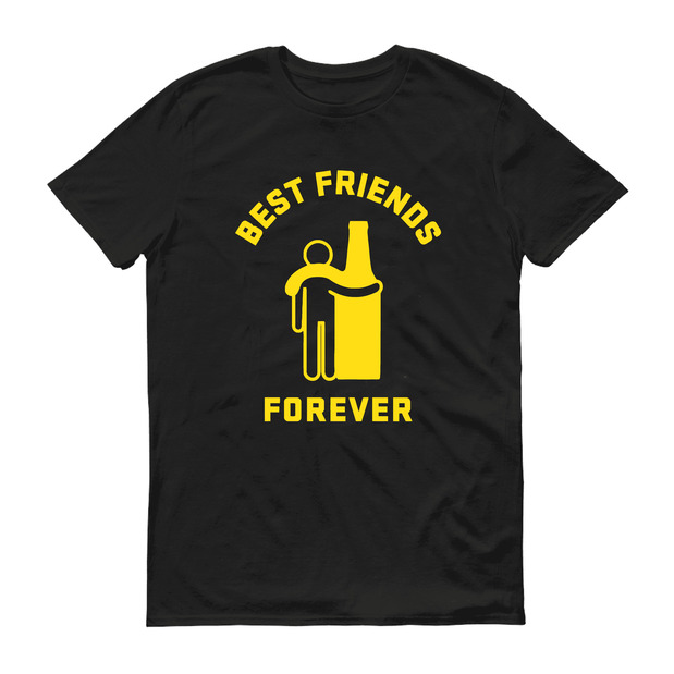 Playera BEST FRIENDS FOREVER Negra