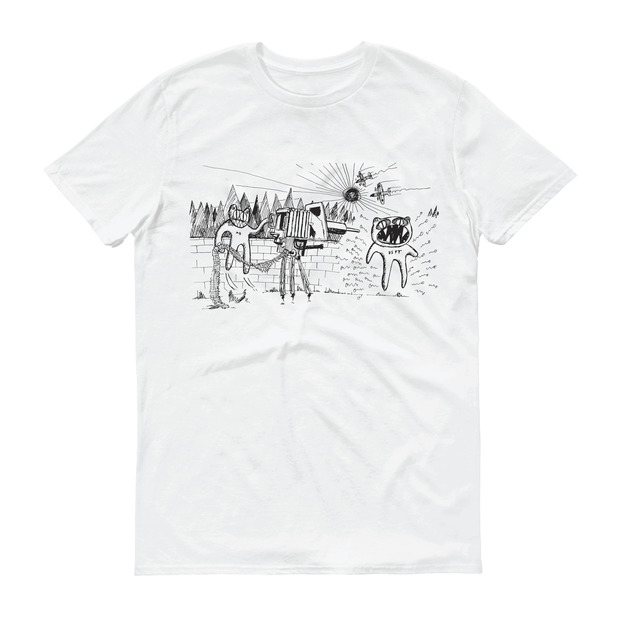 Playera RADIOHEAD CITIZEN INSANE Blanca