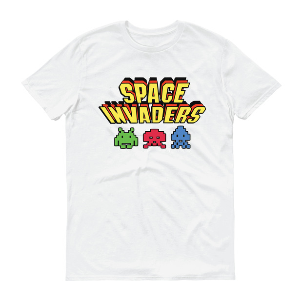 SPACE INVADERS White T-shirt