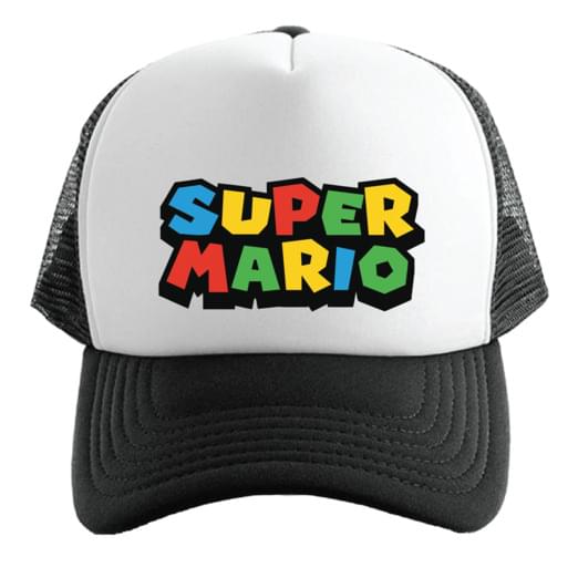 SUPER MARIO B&W Cap