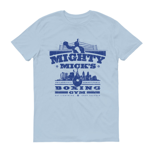MIGHTY MICK'S BOXING GYM Light Blue T-shirt
