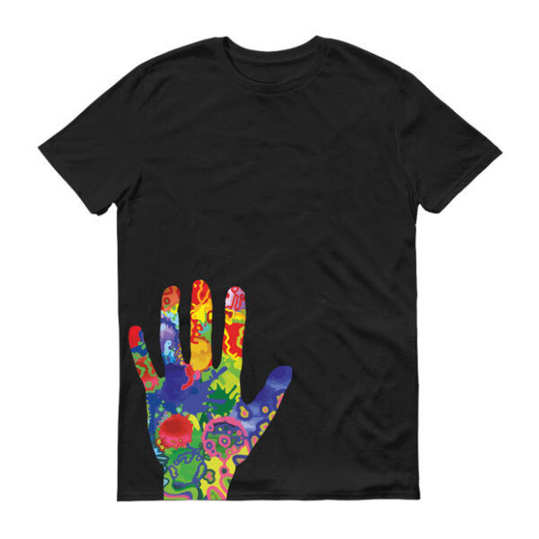 COLOR HAND Black T-shirt