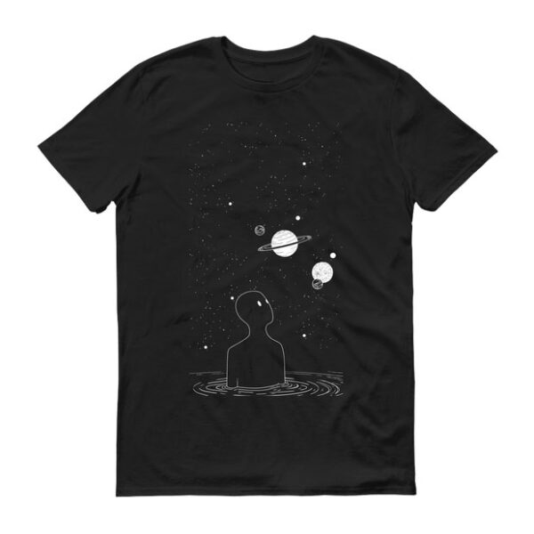 SPACE MINIMAL Black T-shirt