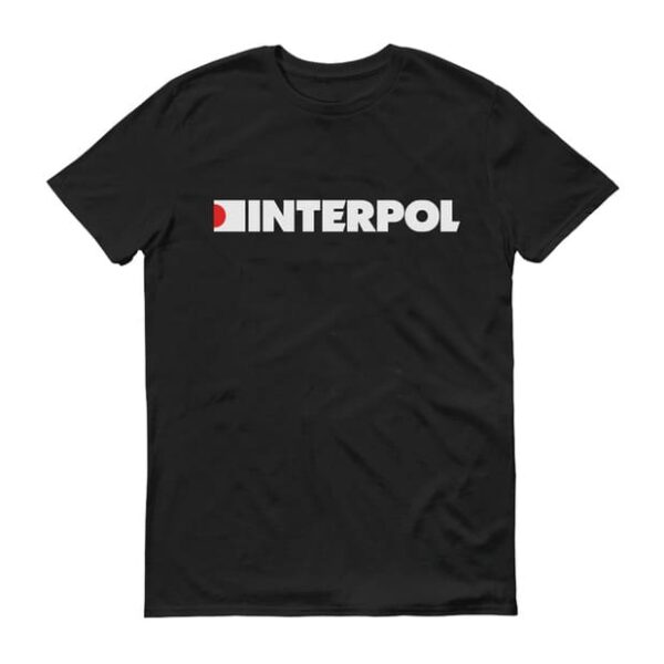 INTERPOL Black T-shirt