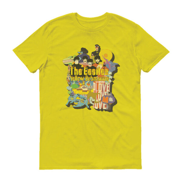 THE BEATLES YELLOW SUBMARINE Yellow T-shirt
