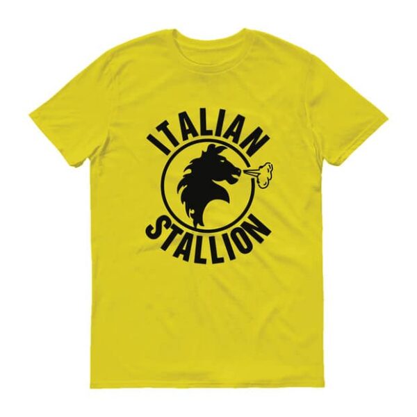 ROCKY ITALIAN STALLION Yellow T-Shirt