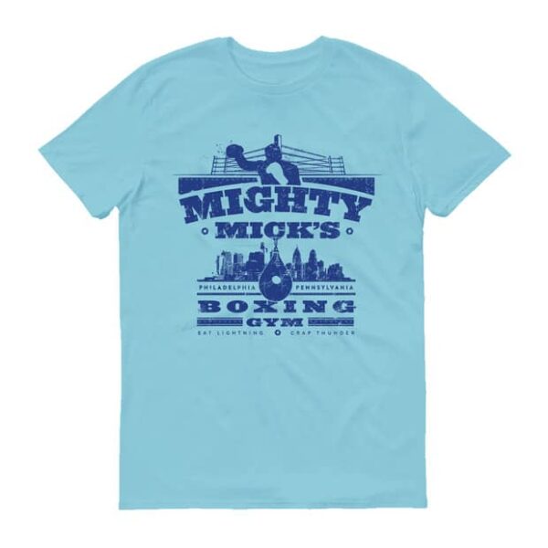 MIGHTY MICK’S BOXING GYM Aqua T-shirt