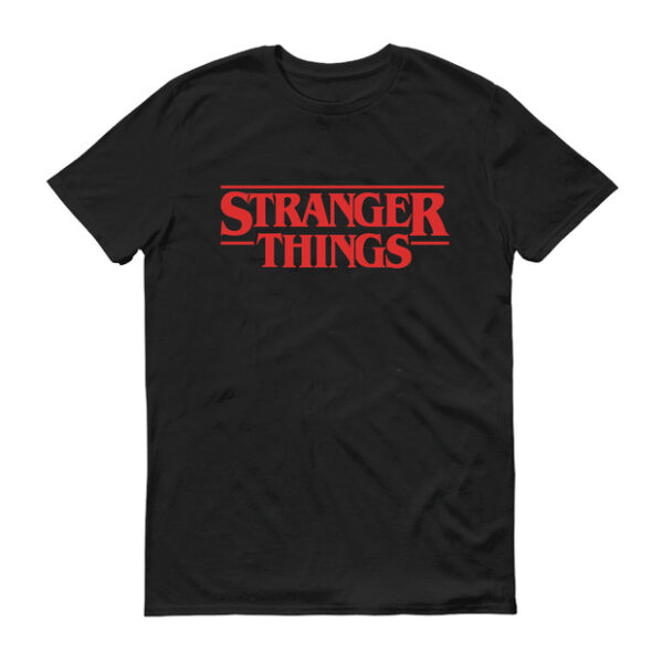 STRANGER THINGS Black T-shirt